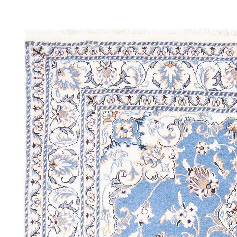 Tapis persan - Nain - Royal - 202 x 150 cm - bleu clair