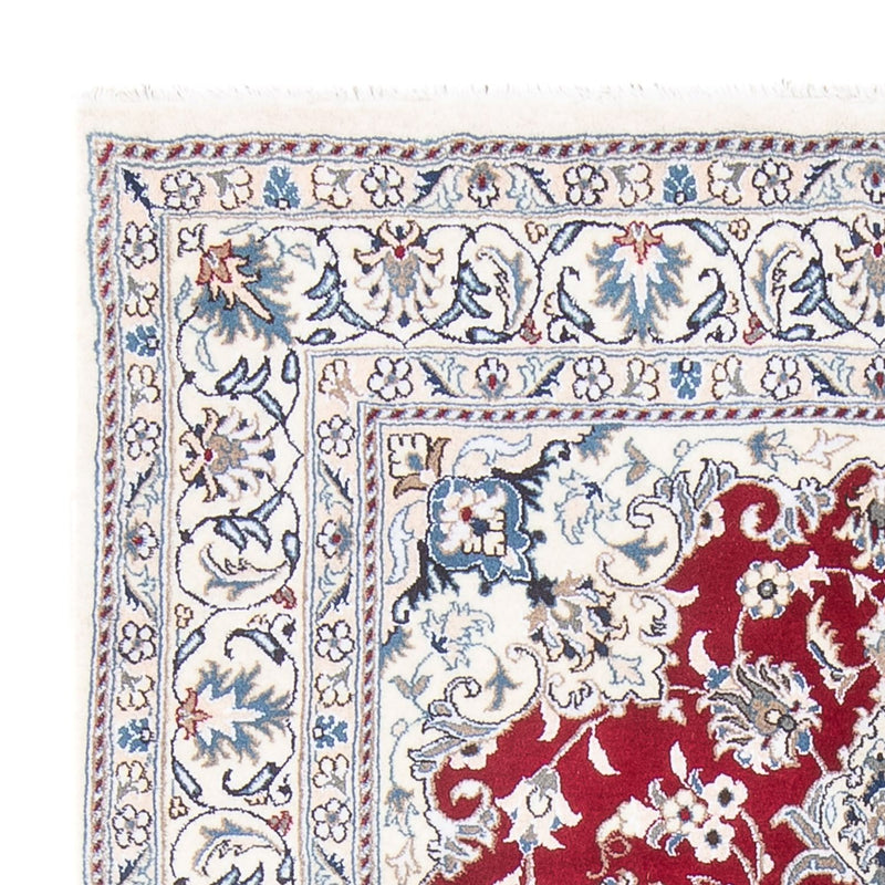 Tapis persan - Nain - Royal - 197 x 142 cm - rouge