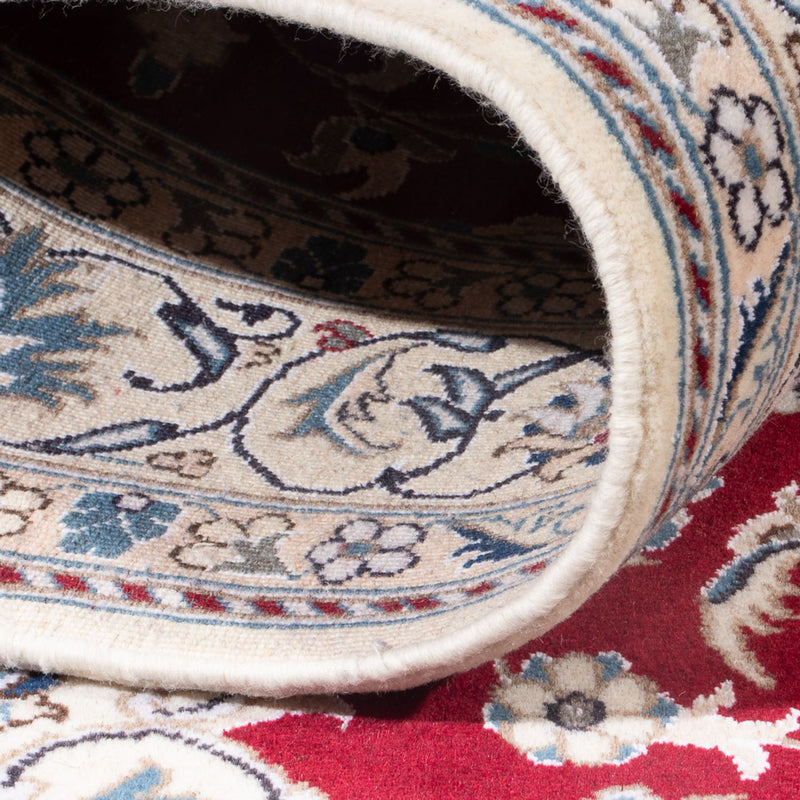 Tapis persan - Nain - Royal - 197 x 142 cm - rouge