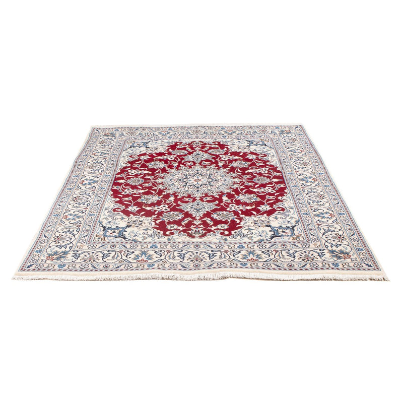 Tapis persan - Nain - Royal - 197 x 142 cm - rouge