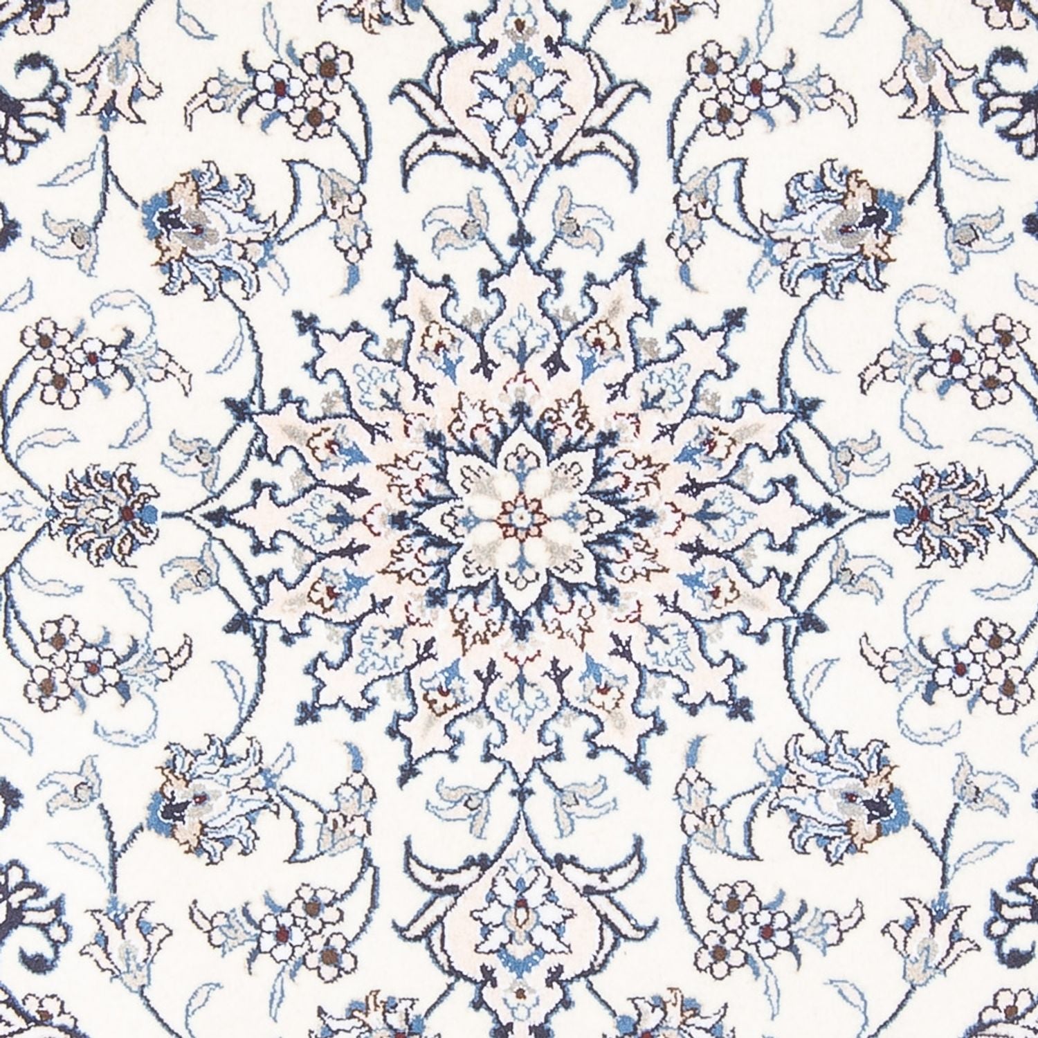 Tapis persan - Nain - Royal - 197 x 147 cm - crème