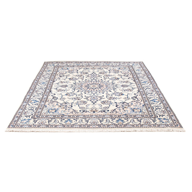 Tapis persan - Nain - Royal - 197 x 147 cm - crème