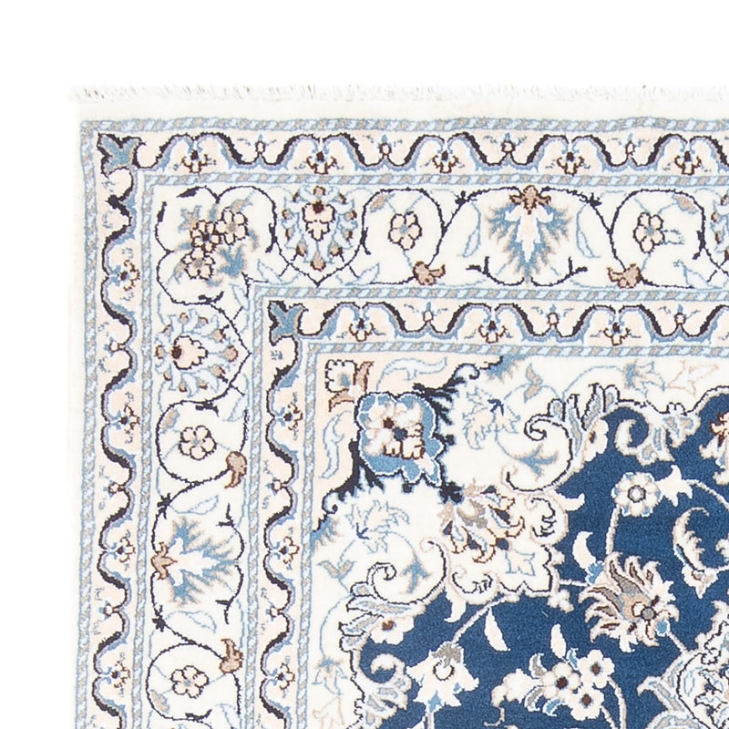 Tapis persan - Nain - Royal - 196 x 147 cm - bleu