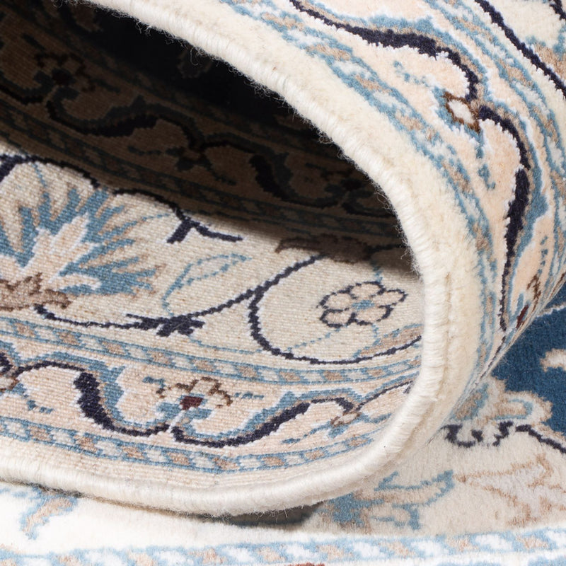 Tapis persan - Nain - Royal - 196 x 147 cm - bleu
