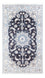 Tapis persan - Nain - 200 x 115 cm - bleu foncé