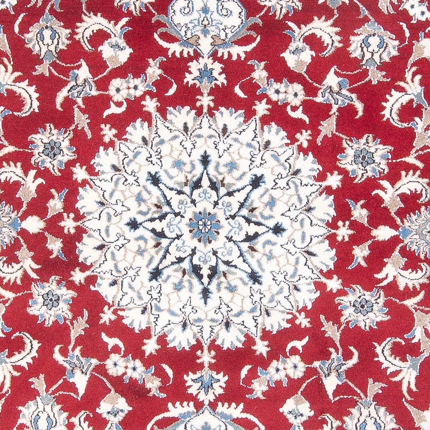 Tapis persan - Nain - 231 x 163 cm - rouge