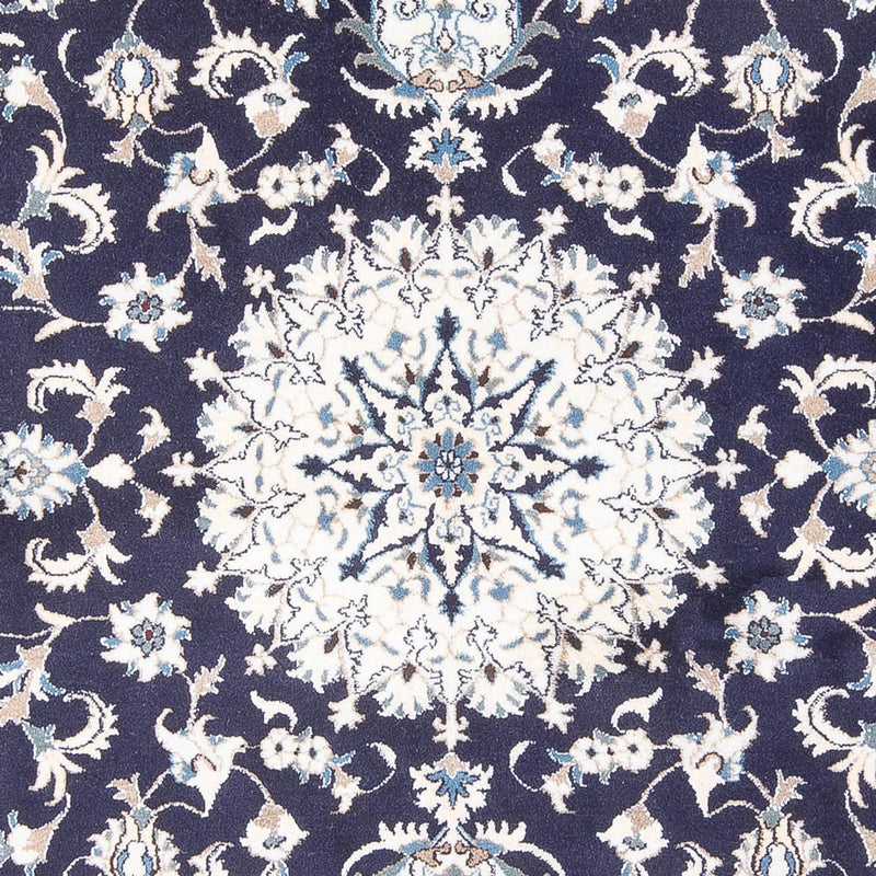 Tapis persan - Nain - 226 x 167 cm - bleu foncé