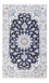 Tapis persan - Nain - 200 x 120 cm - bleu foncé