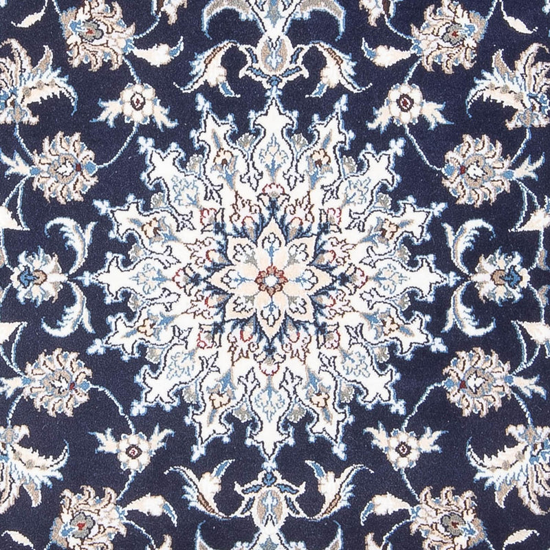 Tapis persan - Nain - 200 x 120 cm - bleu foncé