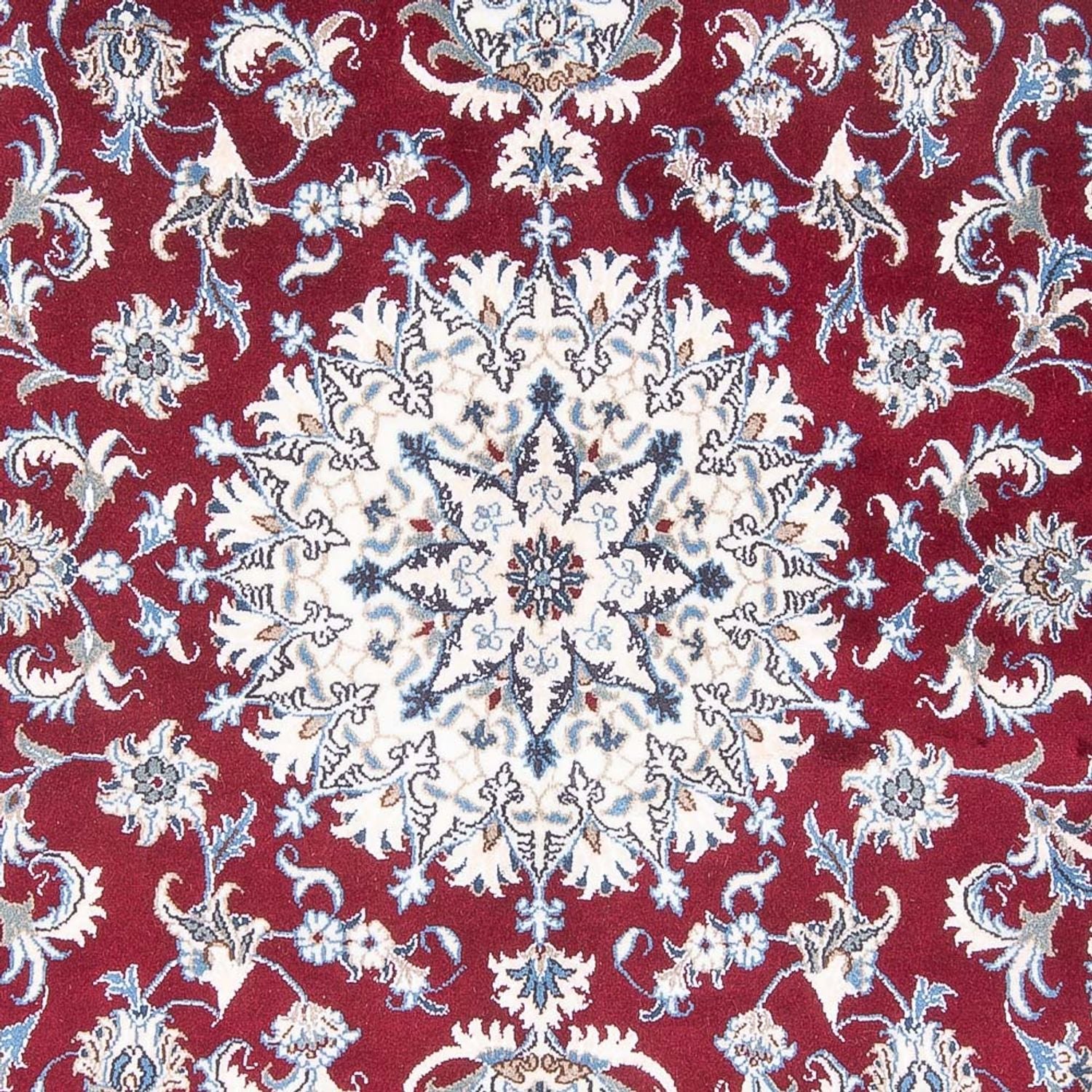 Tapis persan - Nain - 243 x 168 cm - rouge