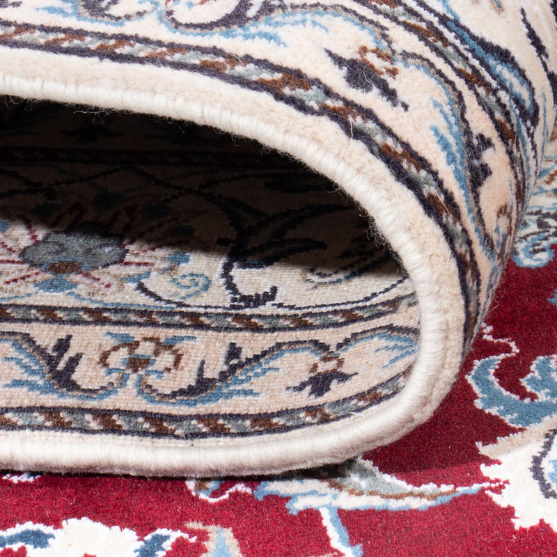 Tapis persan - Nain - 243 x 168 cm - rouge