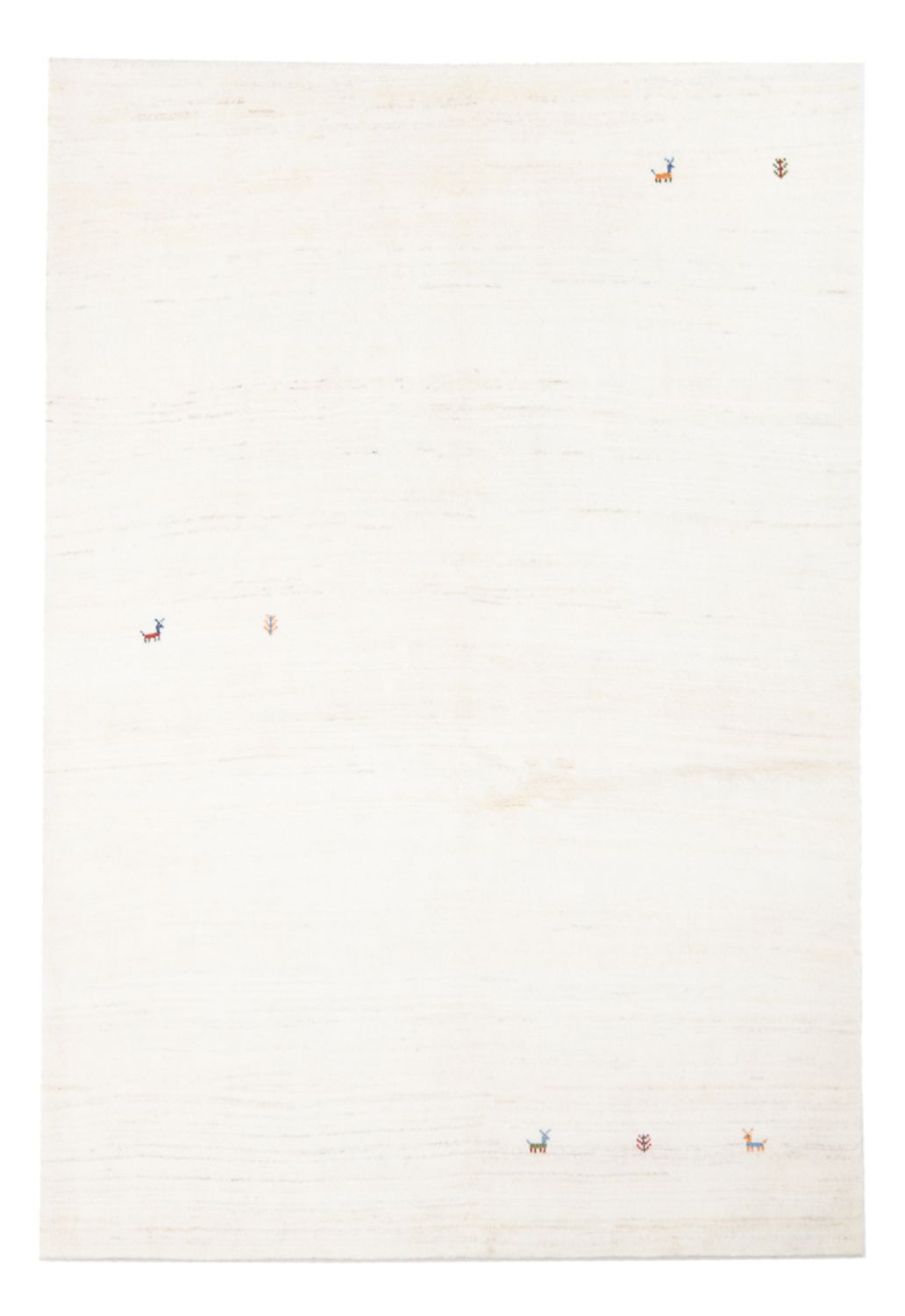 Gabbeh Teppich - Perser - 205 x 150 cm - creme