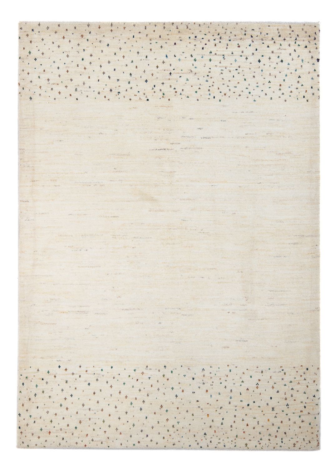 Tapis Gabbeh - Persan - 200 x 150 cm - gris clair