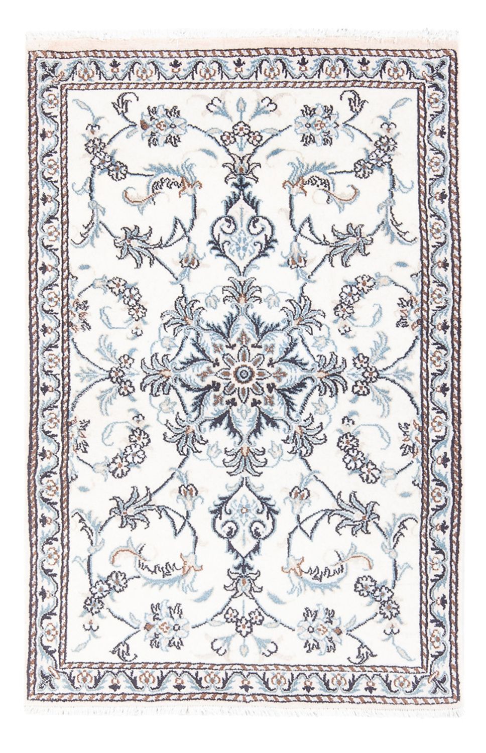 Perserteppich - Nain - 132 x 87 cm - creme