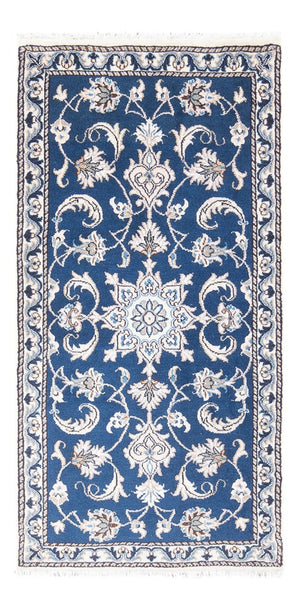 Perserteppich - Nain - 141 x 70 cm - blau