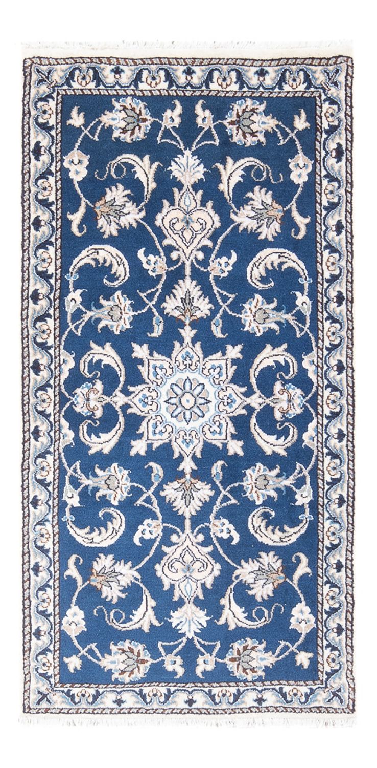 Perserteppich - Nain - 141 x 70 cm - blau
