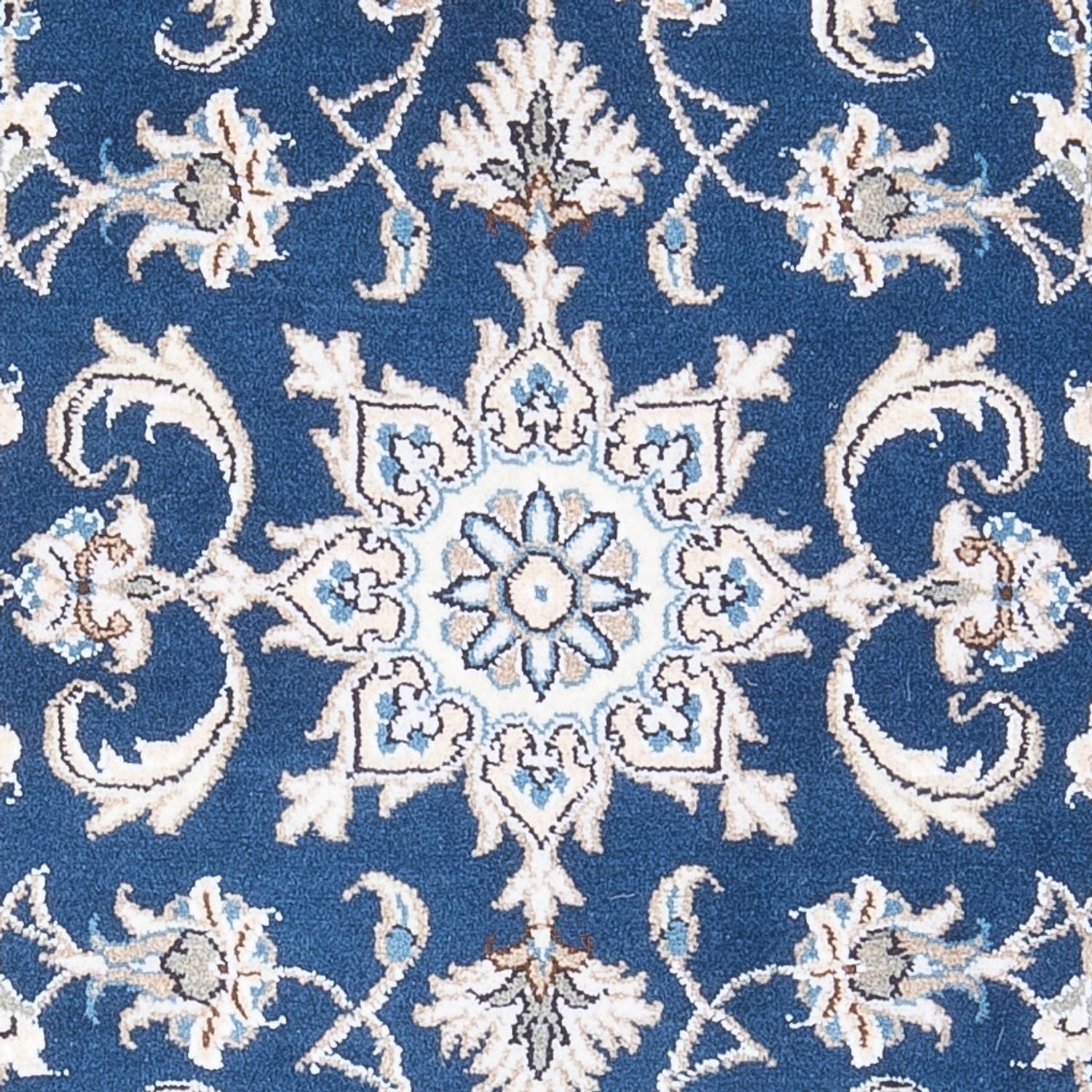 Perserteppich - Nain - 141 x 70 cm - blau