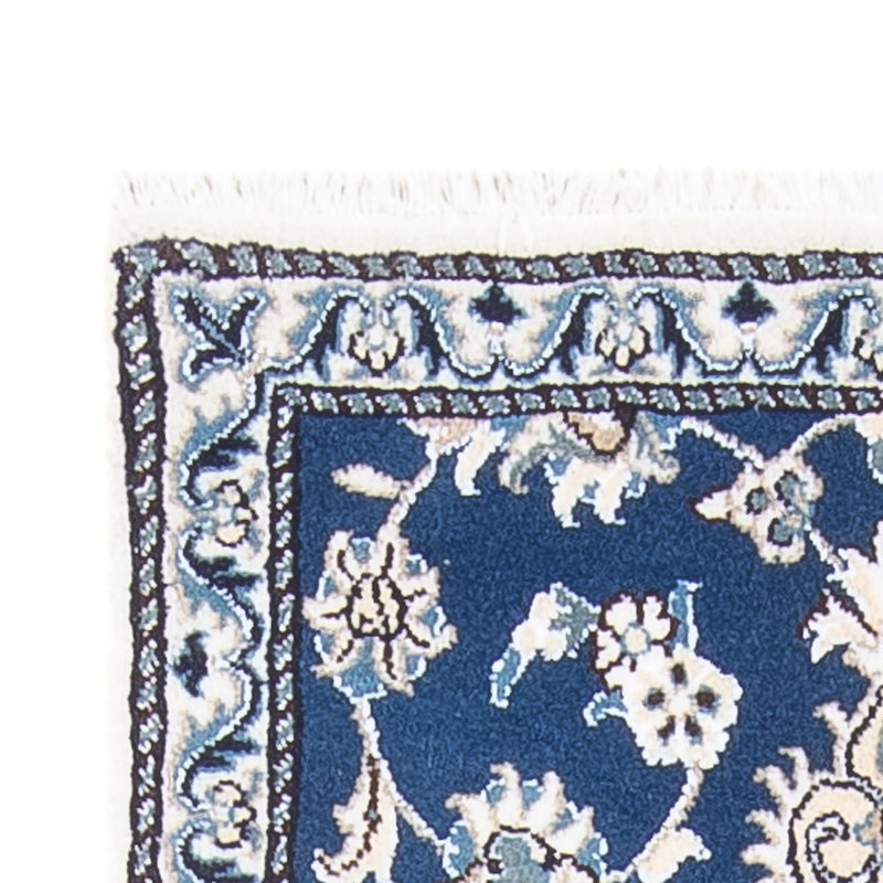Läufer Perser - Nain - 196 x 77 cm - blau