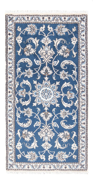 Perserteppich - Nain - 140 x 70 cm - blau