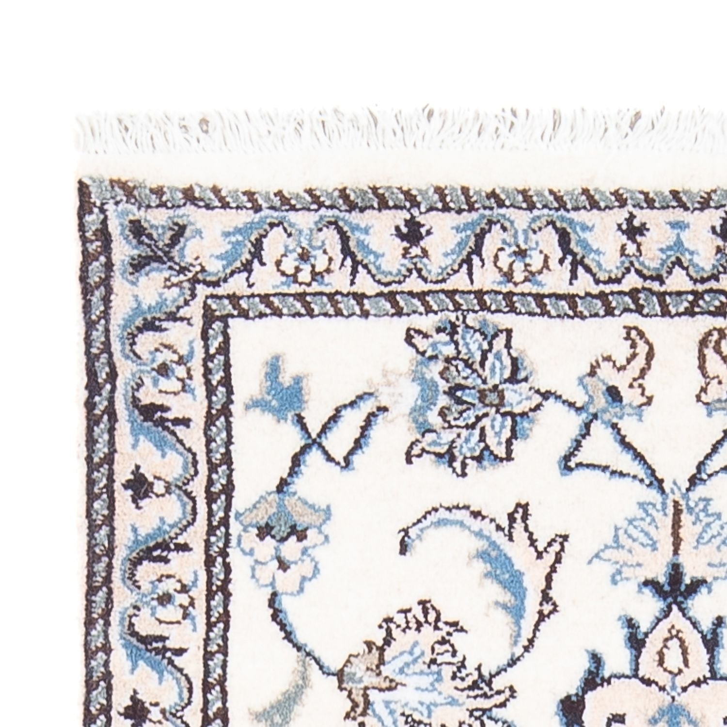 Perserteppich - Nain - 138 x 71 cm - creme