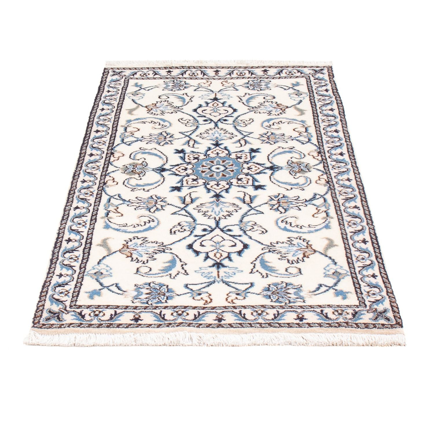 Perserteppich - Nain - 134 x 68 cm - creme