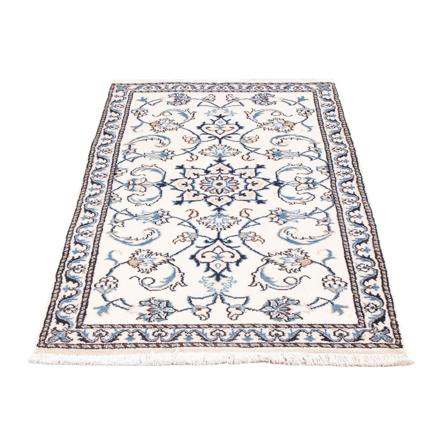Perserteppich - Nain - 135 x 70 cm - creme