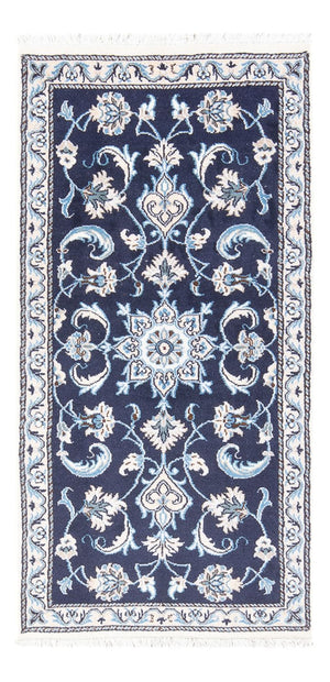 Perserteppich - Nain - 144 x 70 cm - dunkelblau