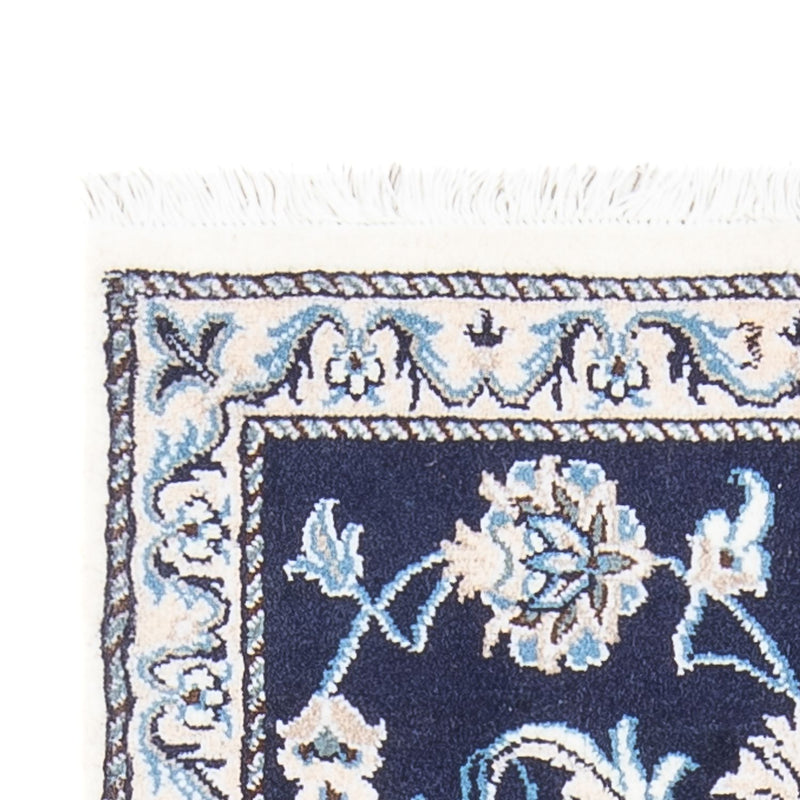 Perserteppich - Nain - 144 x 70 cm - dunkelblau