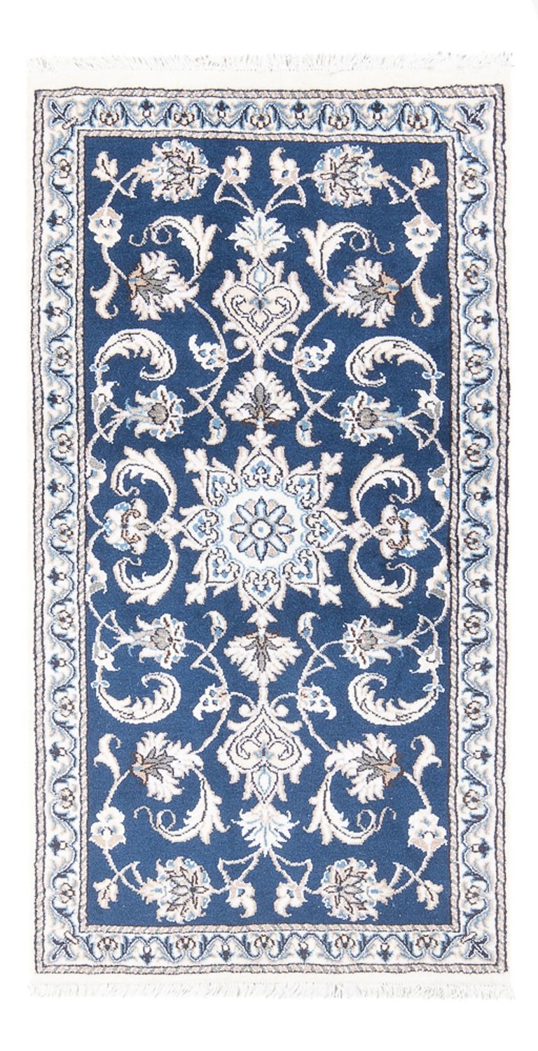Perserteppich - Nain - 137 x 70 cm - blau