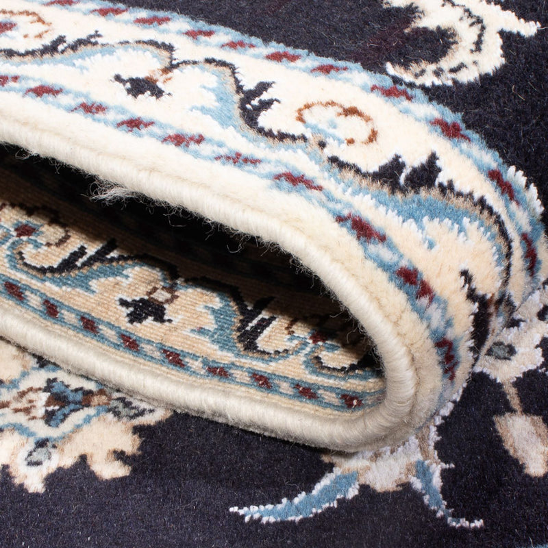 Perserteppich - Nain - 137 x 89 cm - dunkelblau