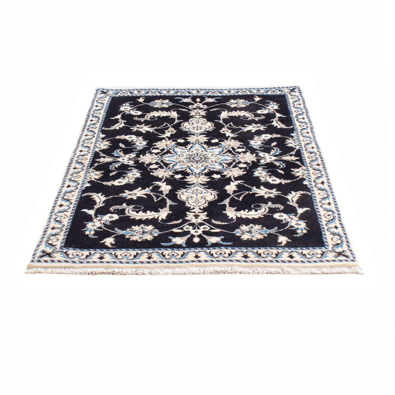 Perserteppich - Nain - 137 x 89 cm - dunkelblau