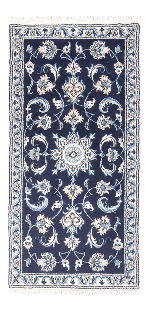 Perserteppich - Nain - 140 x 60 cm - dunkelblau