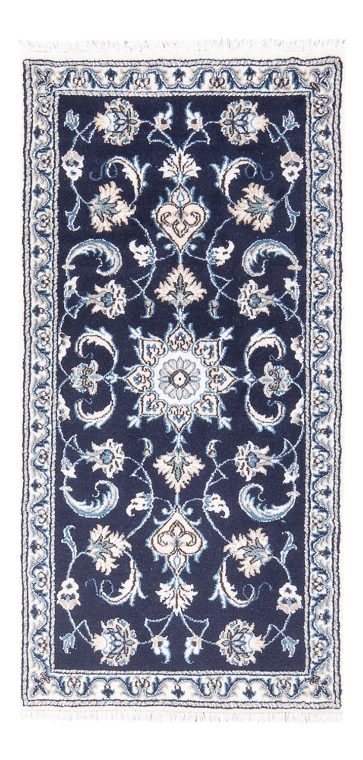 Perserteppich - Nain - 140 x 60 cm - dunkelblau
