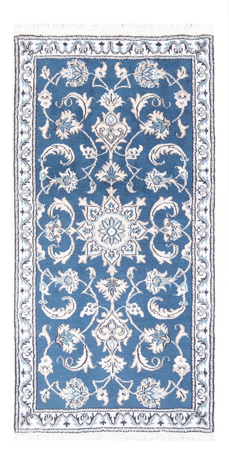 Perserteppich - Nain - 142 x 70 cm - blau