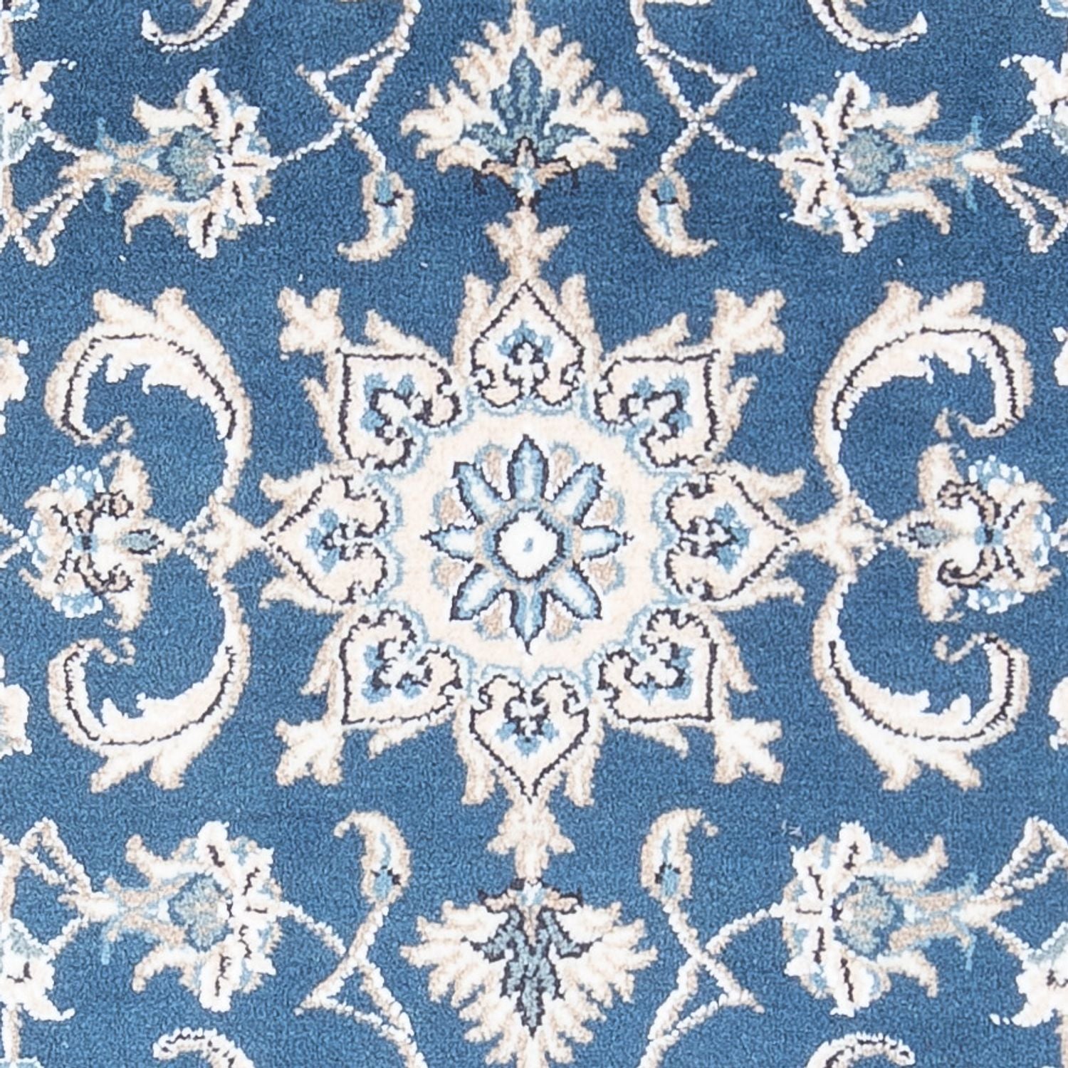 Perserteppich - Nain - 142 x 70 cm - blau