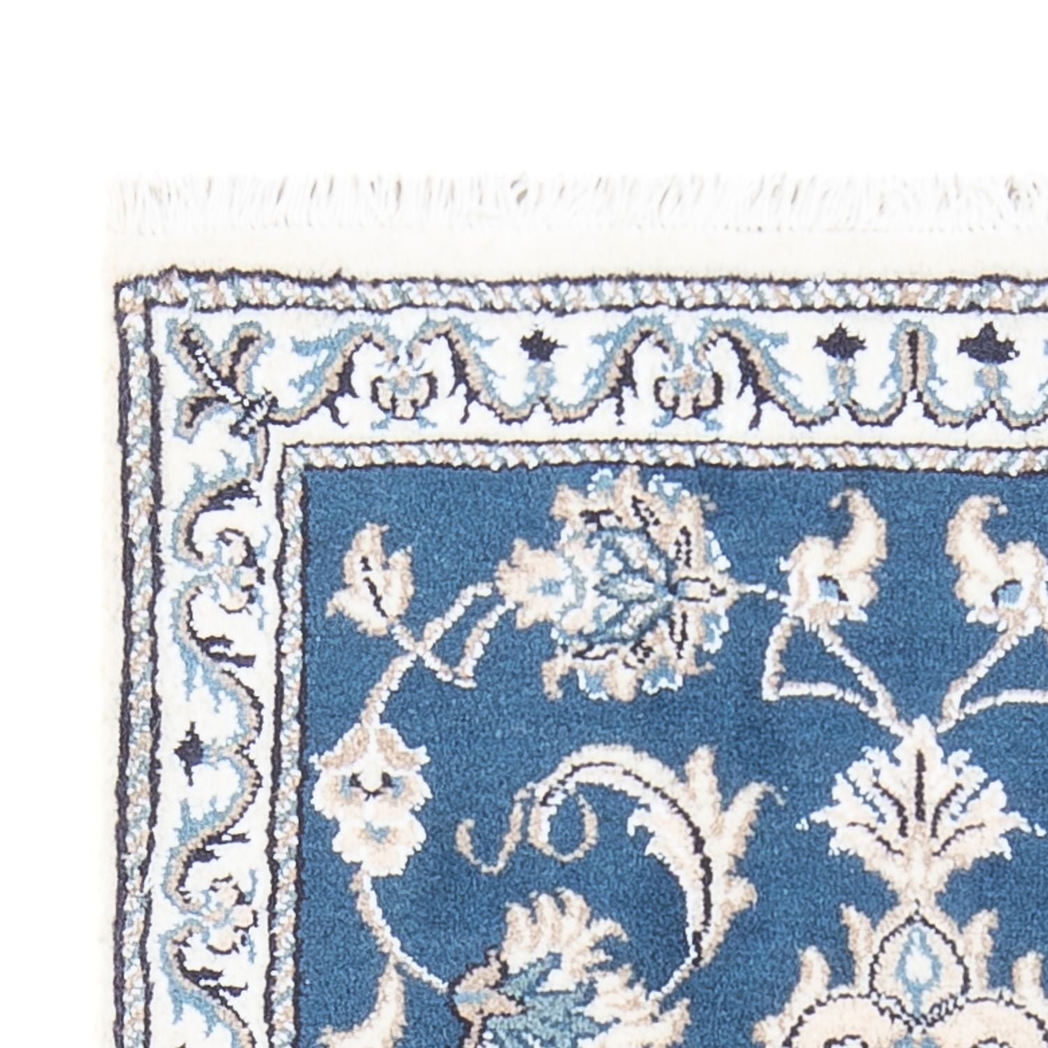Perserteppich - Nain - 142 x 70 cm - blau