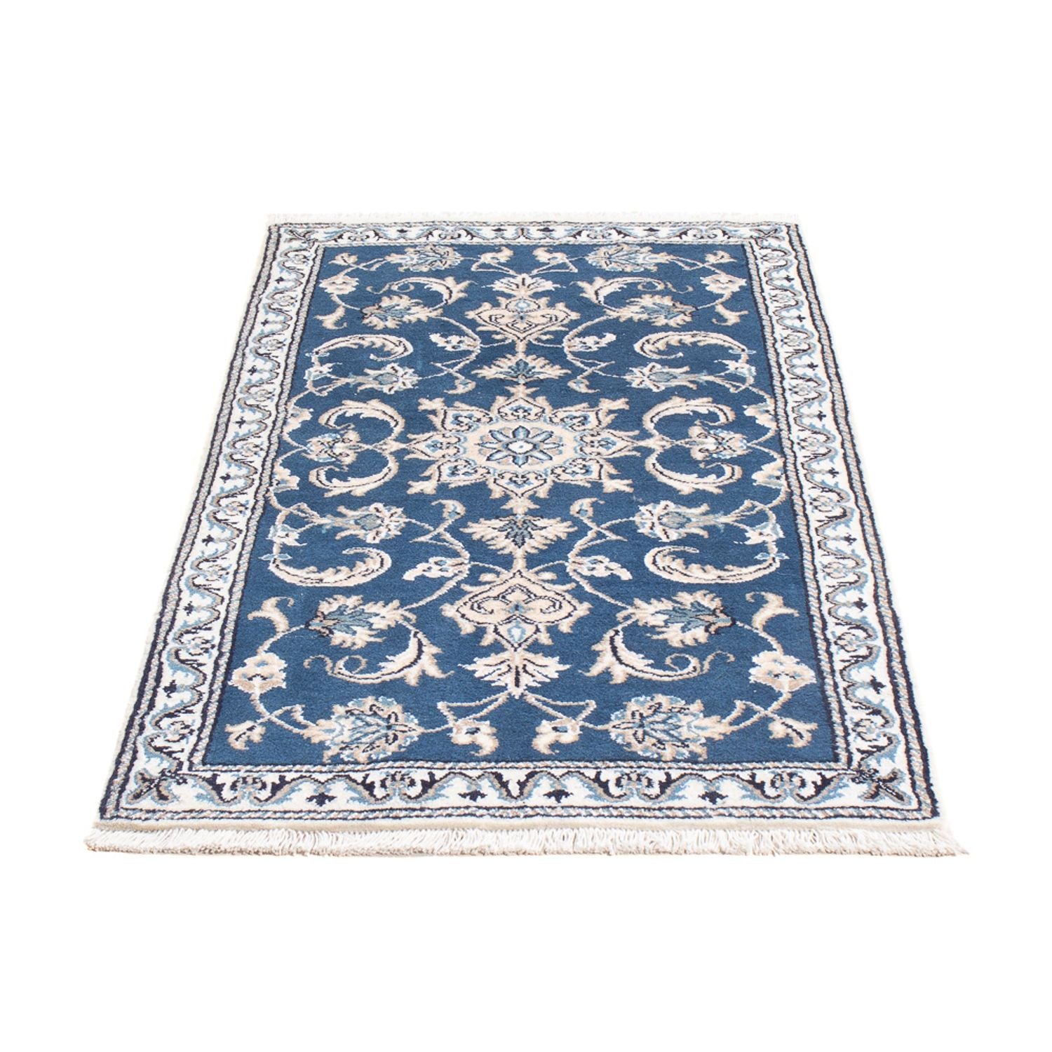 Perserteppich - Nain - 142 x 70 cm - blau