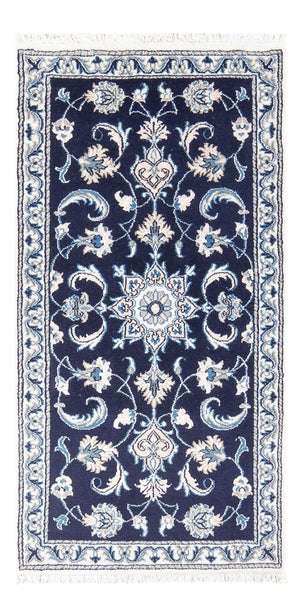 Perserteppich - Nain - 141 x 70 cm - dunkelblau