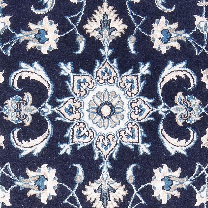 Perserteppich - Nain - 141 x 70 cm - dunkelblau