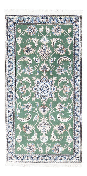 Perserteppich - Nain - 138 x 70 cm - grün
