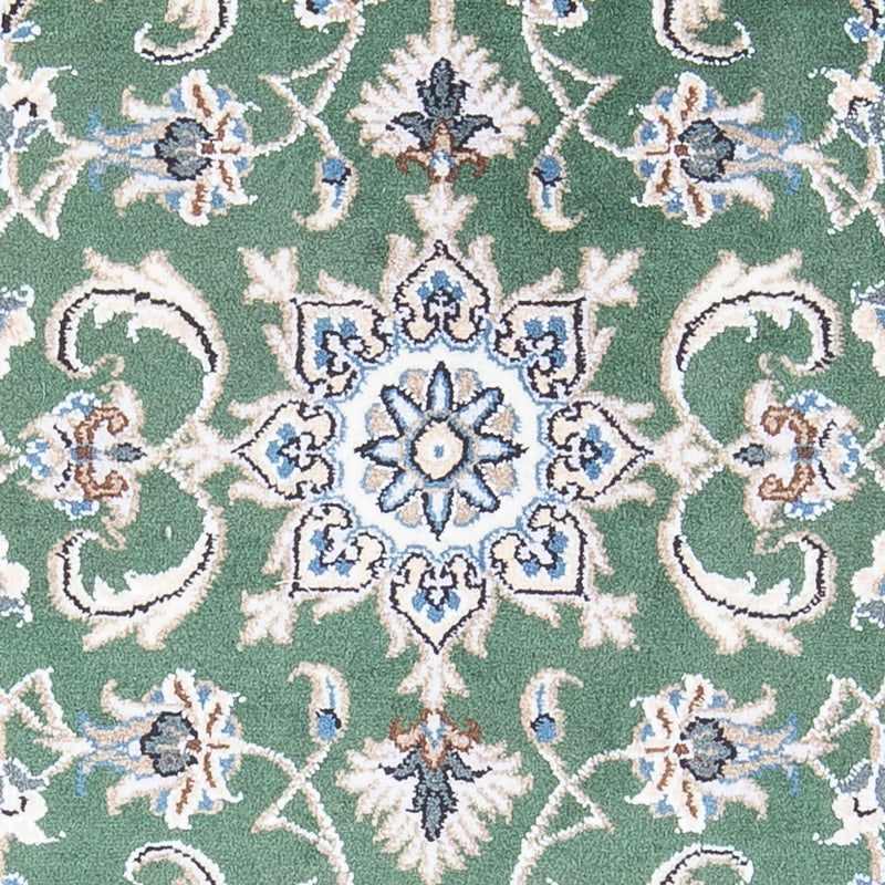 Tapis persan - Nain - 138 x 70 cm - vert