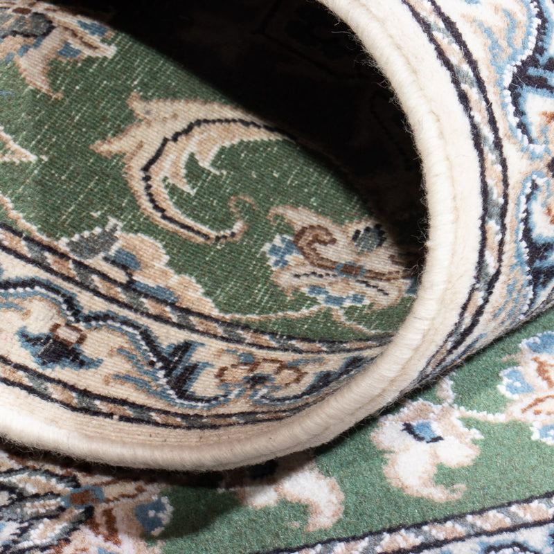 Tapis persan - Nain - 138 x 70 cm - vert