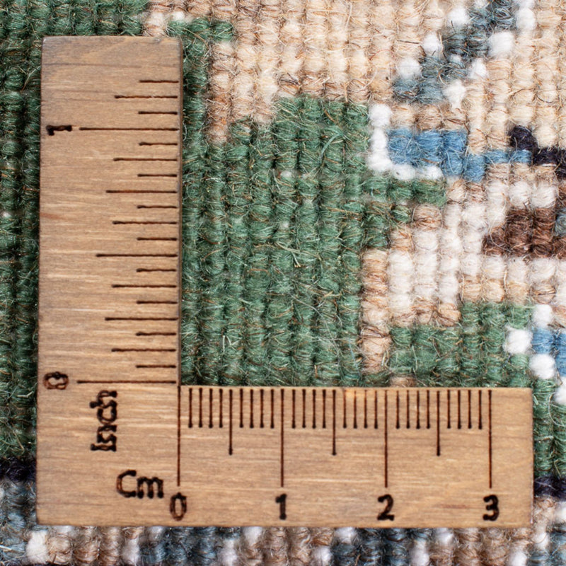 Tapis persan - Nain - 138 x 70 cm - vert