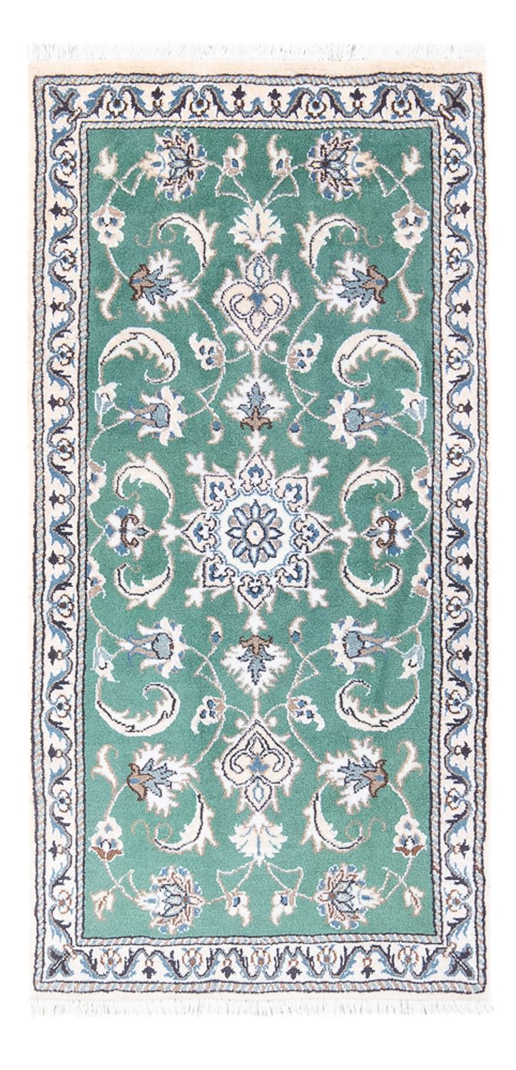 Perserteppich - Nain - 141 x 68 cm - grün