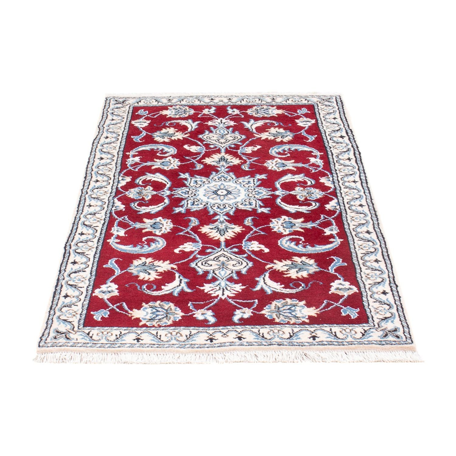 Perserteppich - Nain - 141 x 72 cm - rot