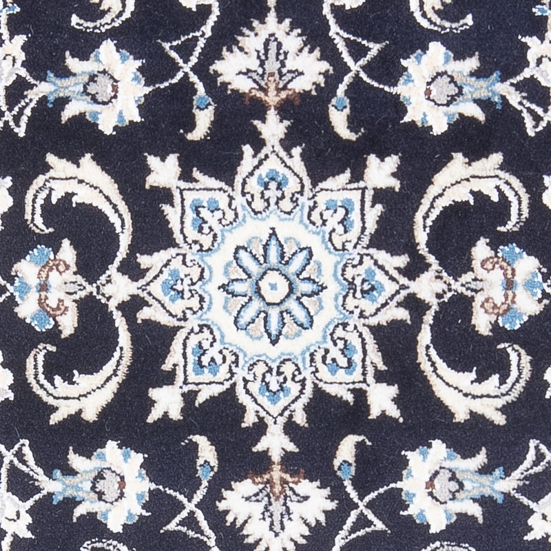Perserteppich - Nain - 134 x 70 cm - dunkelblau