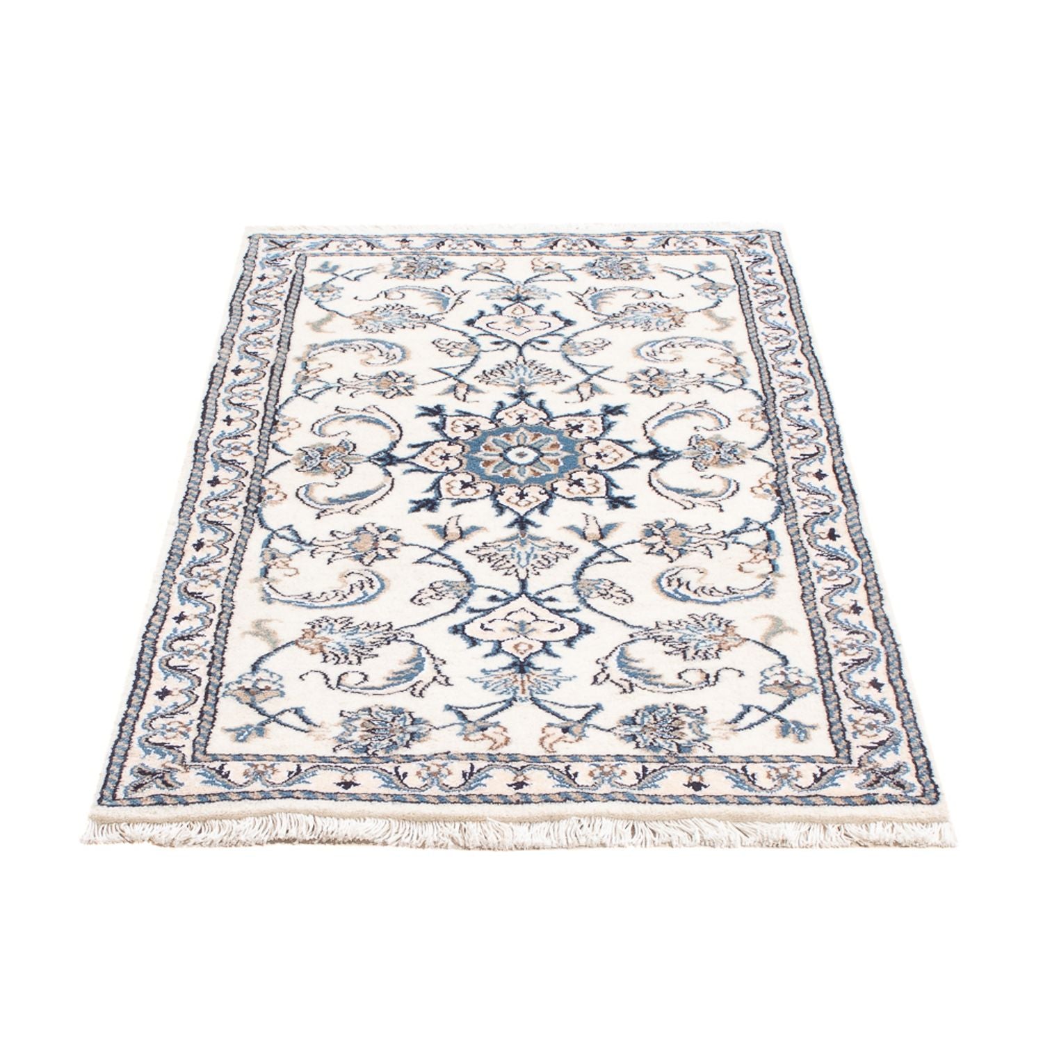 Perserteppich - Nain - 143 x 69 cm - creme