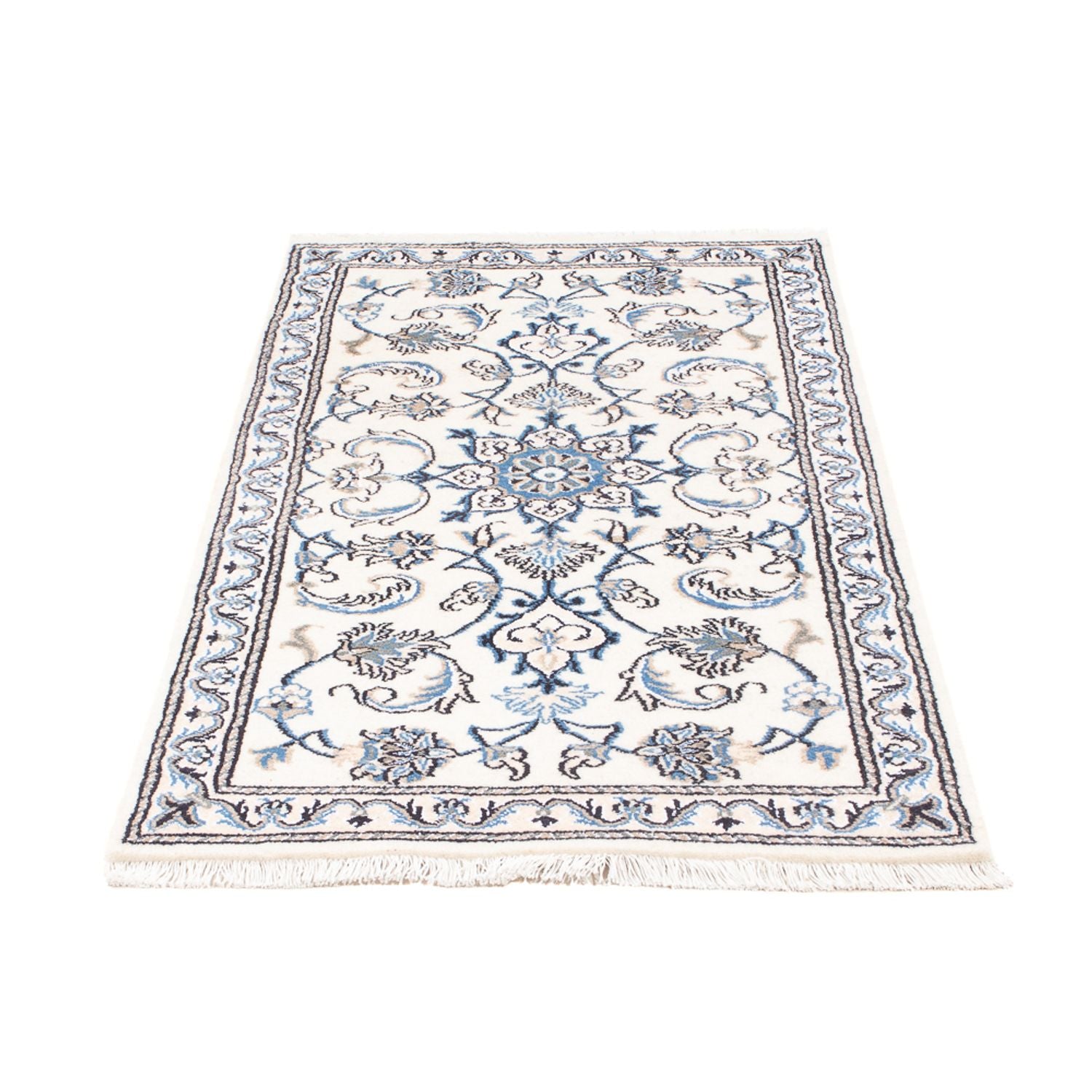 Perserteppich - Nain - 136 x 69 cm - creme