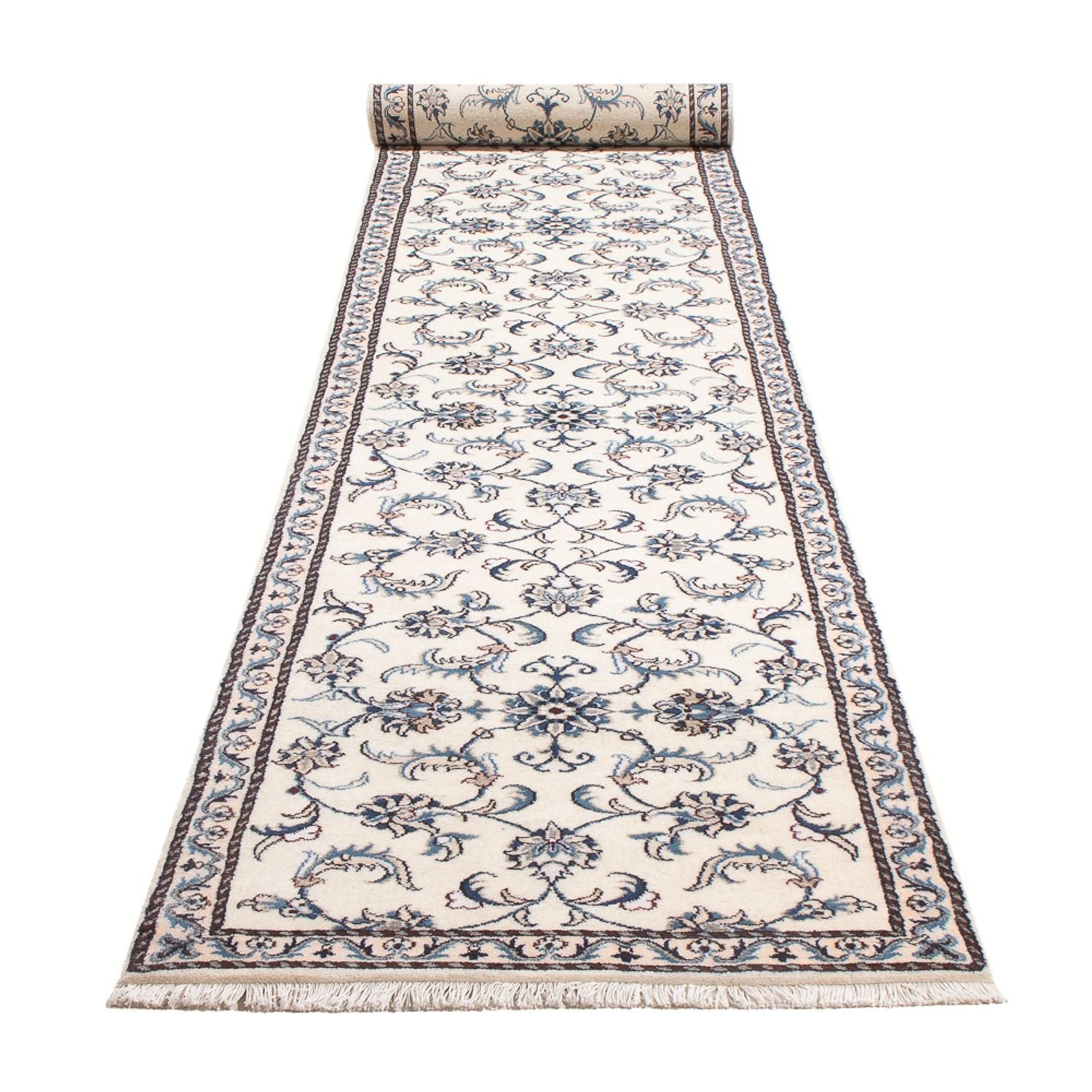 Läufer Perser - Nain - 392 x 78 cm - creme