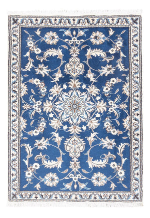 Perserteppich - Nain - 135 x 89 cm - blau